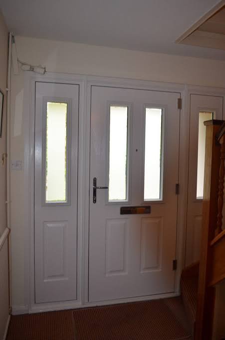 Casement window interior view
