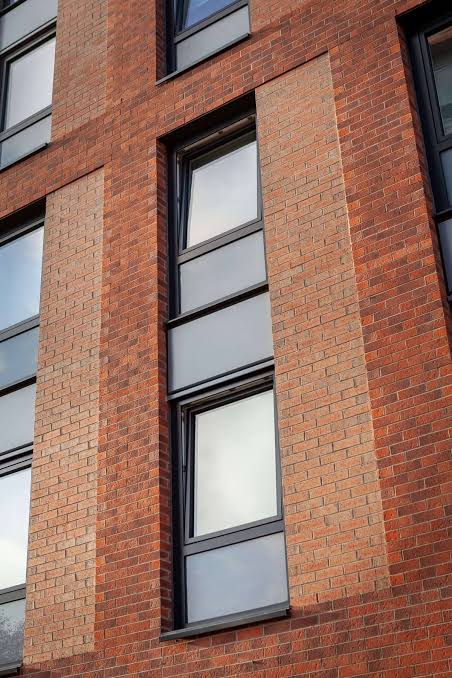 Casement windows hotel apartment exterior
