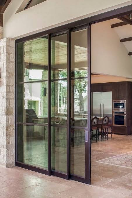 New build renovation patio sliding doors