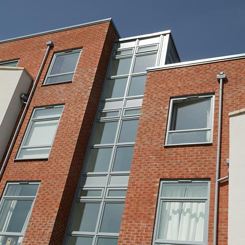 Casement windows school institution building