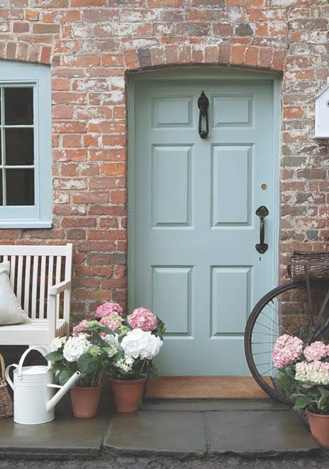 Traditional door cottage country home