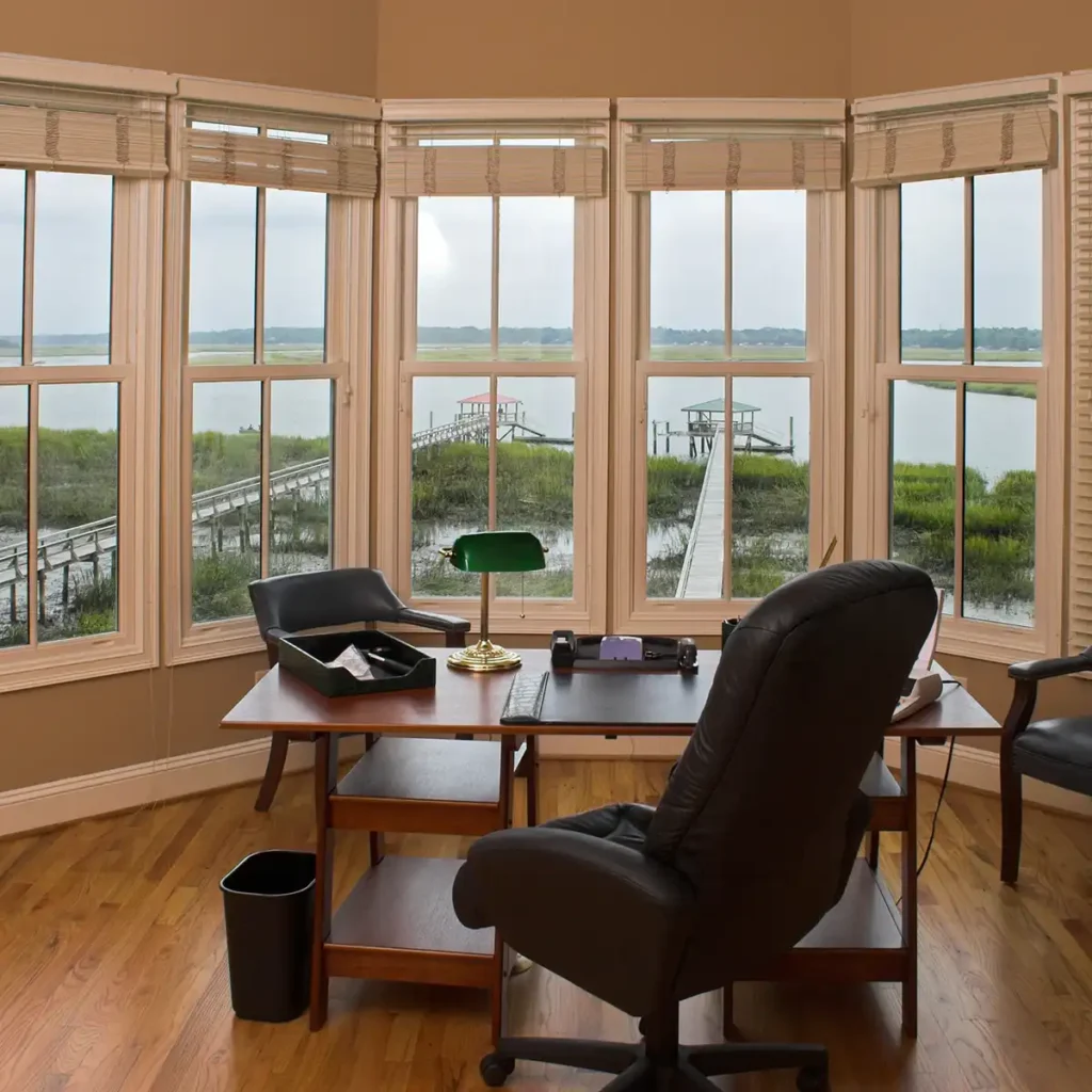 uPVC casement bow windows
