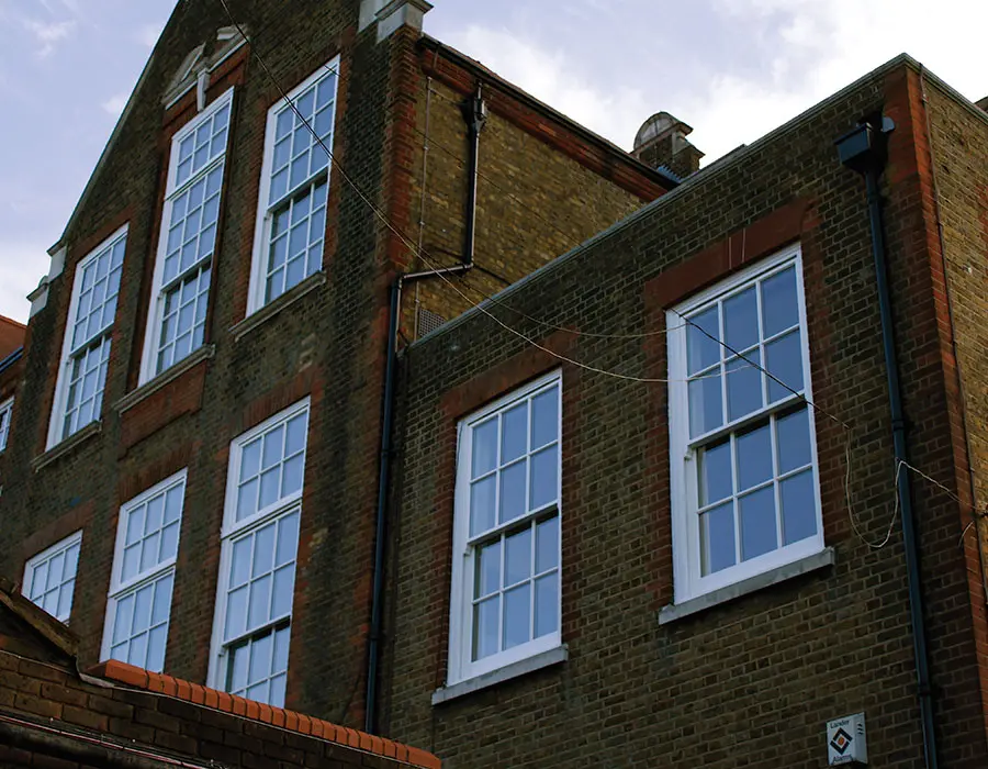 Sliding Sash windows school institution building
